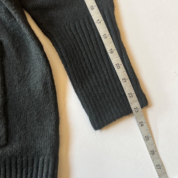 NWT Cielo Knit Open Front Cardigan Women's Size Large Black Long Sleeve Sweater - Picture 8 of 9